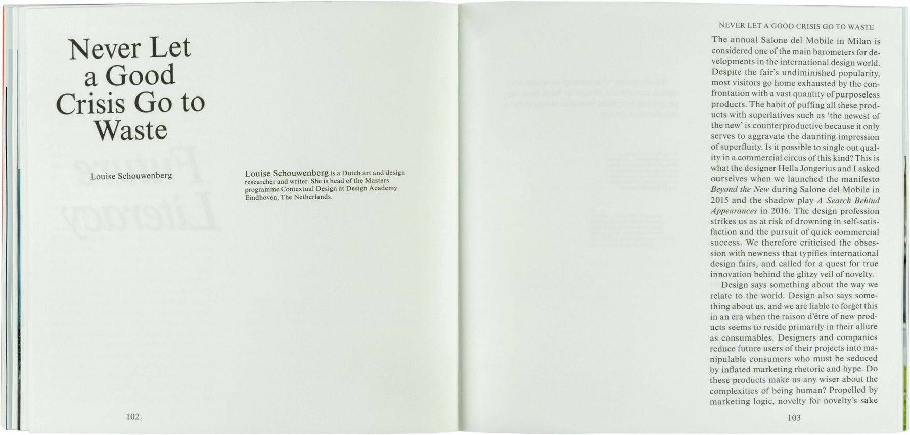 Studio Time: Future Thinking in Art and Design